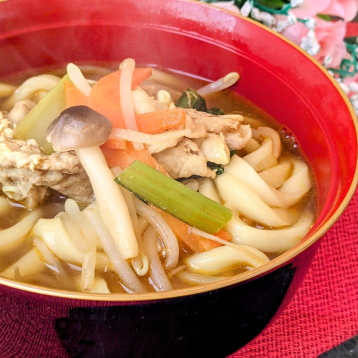 キャンプに！〜簡単すぎる節約カレーうどん〜